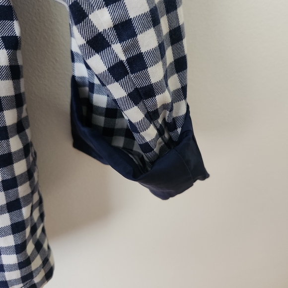 GYMBOREE Kids Girls Light Jacket Hoodie Zip Up Plaids Spring Size 7-8 - Picture 5 of 12